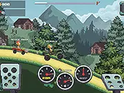 Hill Climb Pixel Car game thumbnail