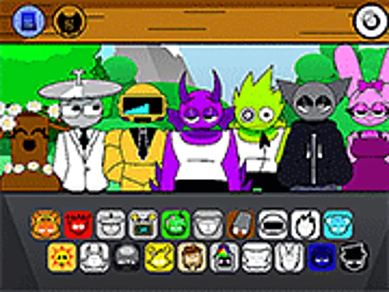 Sprunki Retake (New Human Version) with Bonus game thumbnail