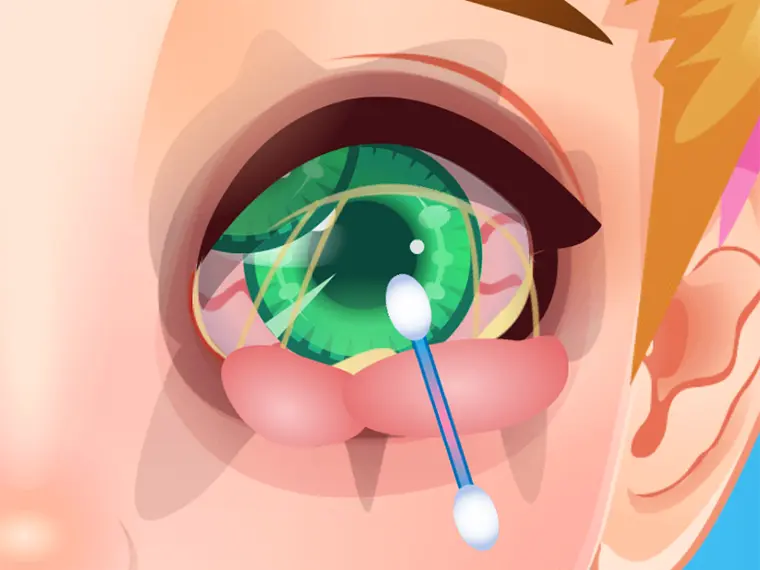 Blonde Sofia: Eye Problem game thumbnail