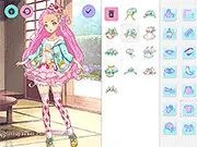 Candy Theme Anime Style Dress Up game thumbnail
