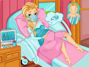 Frozen Elsa Gives Birth game thumbnail