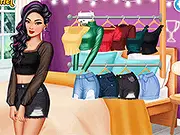 TikTok Girls Design My Denim Shorts game thumbnail