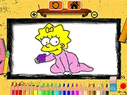 BTS Simpsons Coloring Book game thumbnail