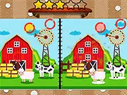 Cartoon Farm Spot the Difference game thumbnail