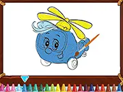 Friendly Airplanes for Kids Coloring game thumbnail