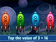 Math Rockets Addition game thumbnail