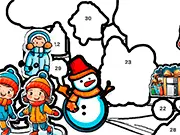 Sticker Book Puzzle: Color By Number game thumbnail