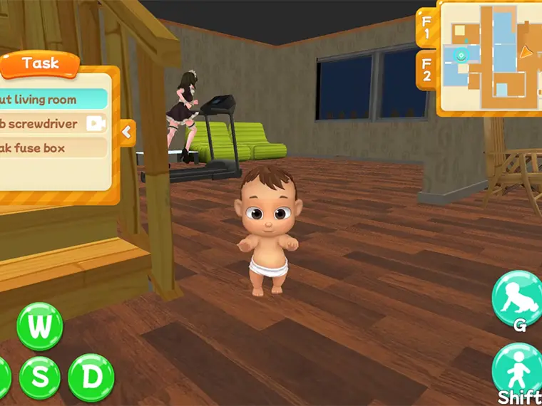 Naughty Baby Prankster game thumbnail