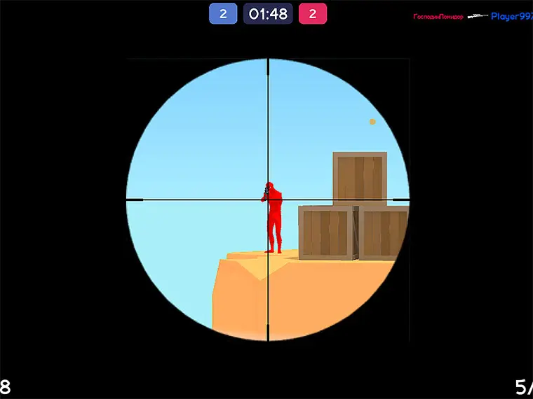 Red and Blue Snipers game thumbnail