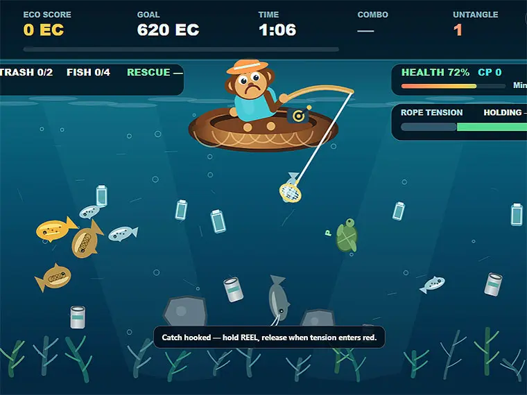 Monkey Fish Catch game thumbnail