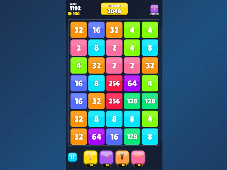 2048 Merge Blocks game thumbnail