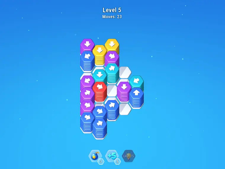 Hexa Arrows Puzzle game artwork