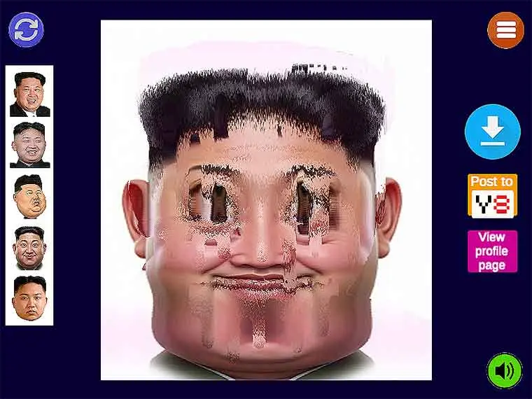 Hurt Kim Jong Un Funny Face game artwork