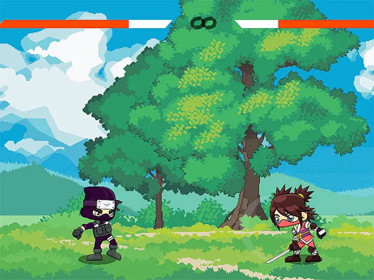 Ninja Shuriken Fight 2 game artwork