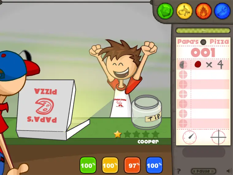 Papa's Pizzeria game artwork