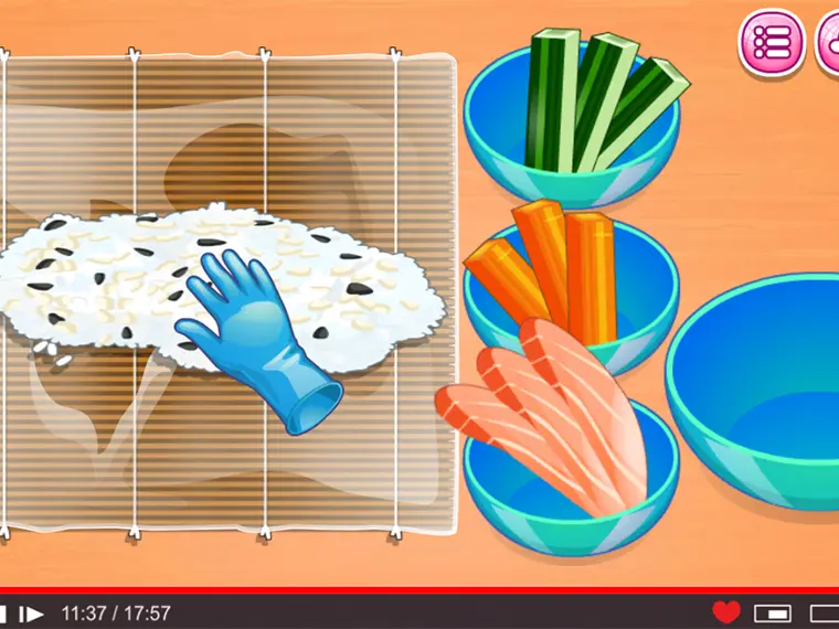 Roxie's Kitchen: Sushi Roll game artwork
