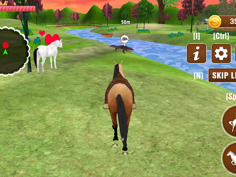 Wild Horse Simulator Racing Games game artwork