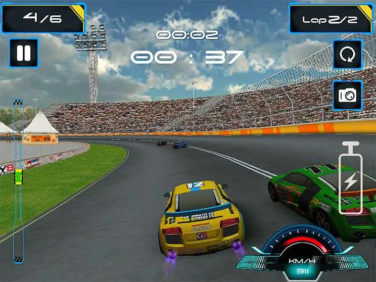 Y8 Racing Thunder game artwork